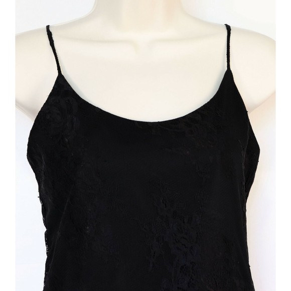 Sam Edelman Womens Bohemian Rhapsody Lace Dress Medium Fringe Flapper Black NEW - Picture 3 of 12